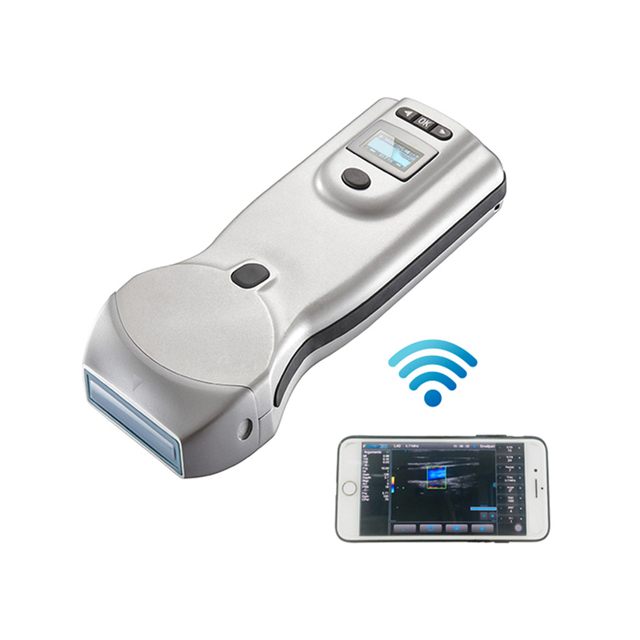 Più nuovo Mini WiFi Portable Doppio Testa Doppio Doppleratore Doppler Sberme a ultrasuoni wireless