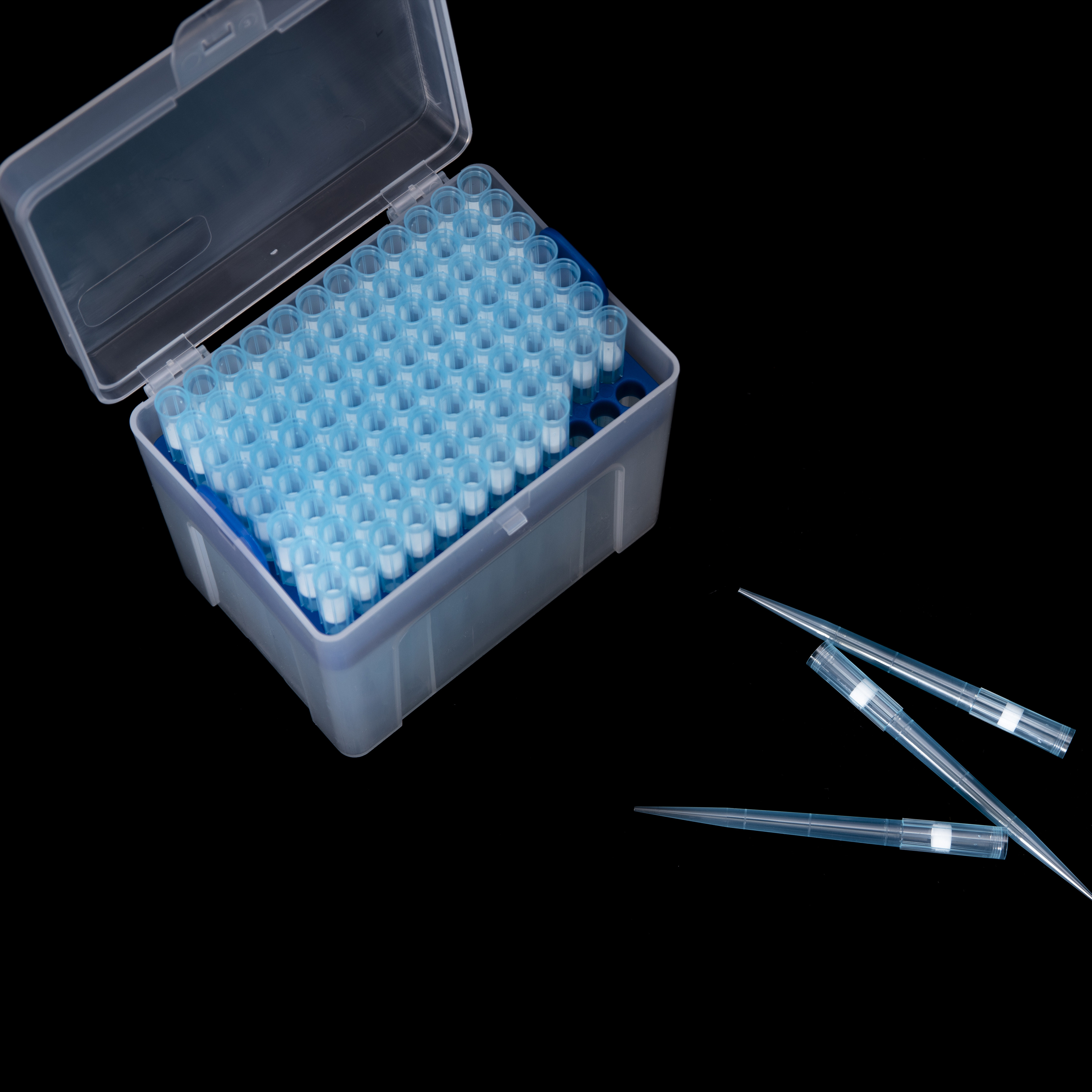 Punta pipetta filtro sterile con laboratorio